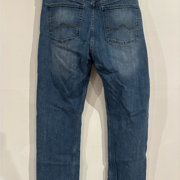 Wrangler Men's Straight Blue Jeans - Picture 2 of 7